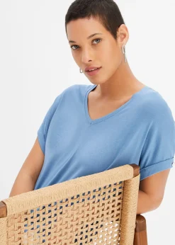 T-shirt en viscose fluide