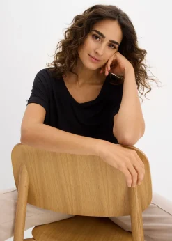 T-shirt en viscose fluide