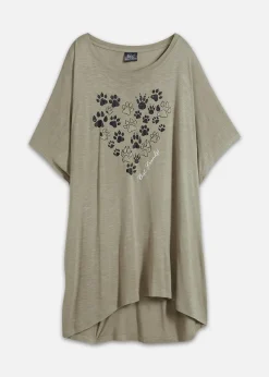 T-shirt en viscose fluide