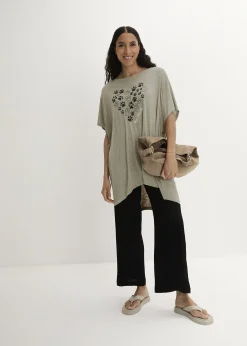 T-shirt en viscose fluide