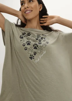T-shirt en viscose fluide
