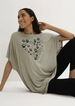 T-shirt en viscose fluide