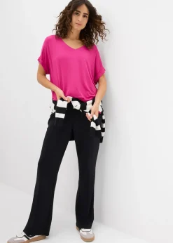 T-shirt en viscose fluide