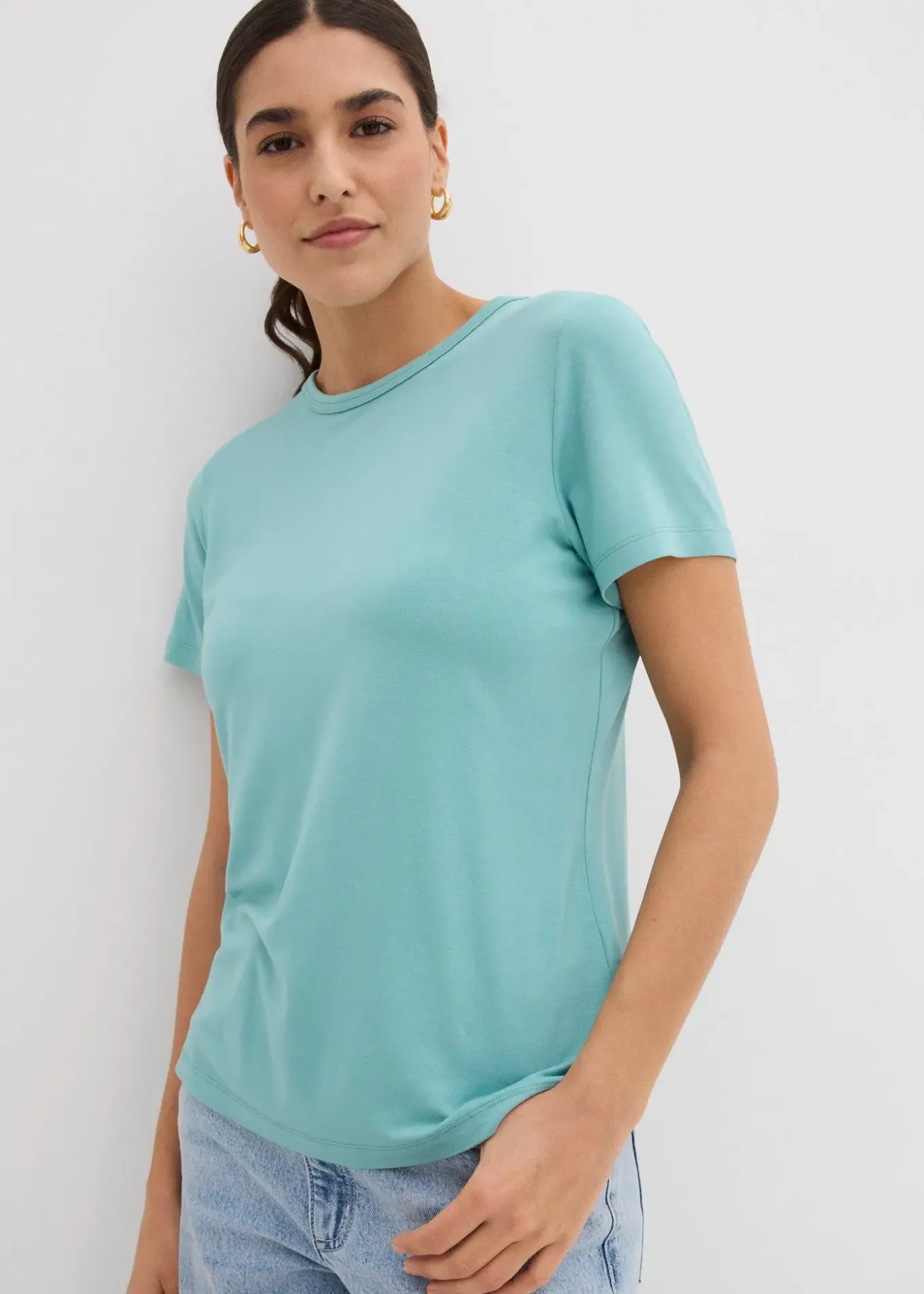 T-shirt en viscose fluide