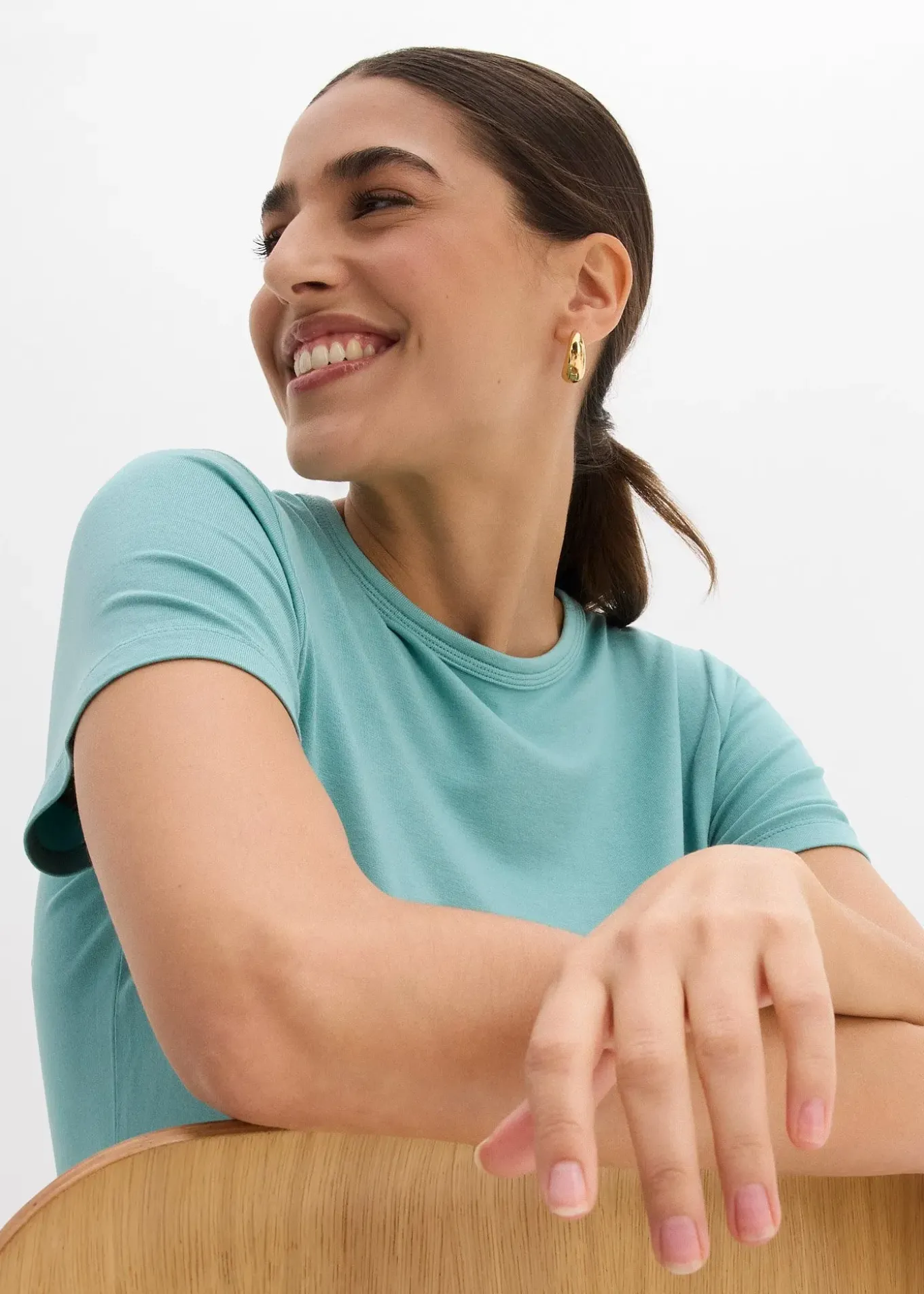 T-shirt en viscose fluide