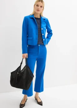 T-shirt en viscose fluide avec empiècement satin