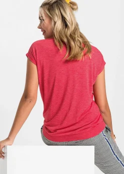 T-shirt en viscose mélangée