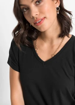 T-shirt en viscose mélangée