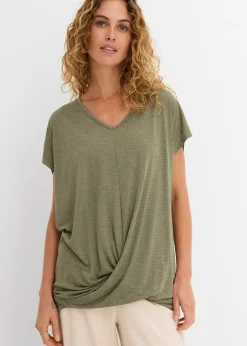 T-shirt en viscose mélangée