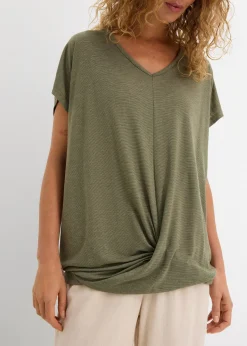 T-shirt en viscose mélangée