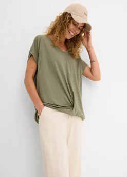 T-shirt en viscose mélangée