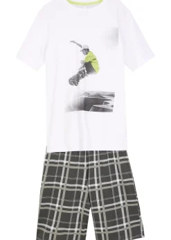 T-shirt et bermuda 100% coton (ens. 2 pces)