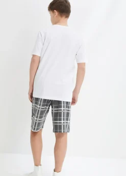 T-shirt et bermuda 100% coton (ens. 2 pces)