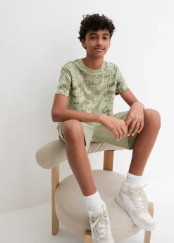 T-shirt et bermuda coton garçon (ens. 2 pces)