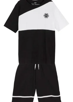 T-shirt et bermuda en jersey (ens. 2 pces) 100% coton