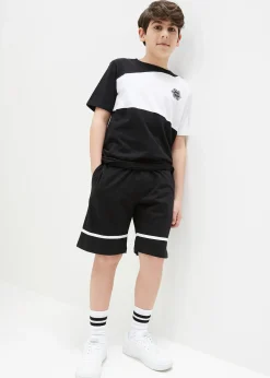 T-shirt et bermuda en jersey (ens. 2 pces) 100% coton