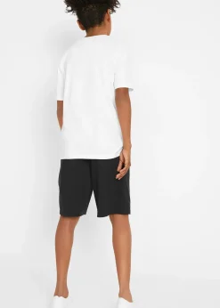 T-shirt et bermuda (ens. 2 pces) en jersey 100% coton