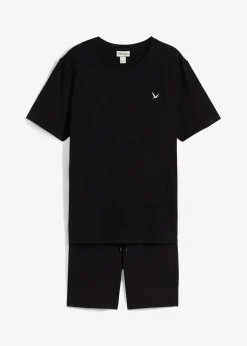 T-shirt et bermuda (ens. 2 pces) en jersey 100% coton