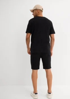 T-shirt et bermuda (ens. 2 pces) en jersey 100% coton