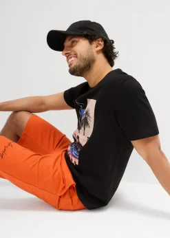 T-shirt et bermuda sweat 100% coton (ens. 2 pces)