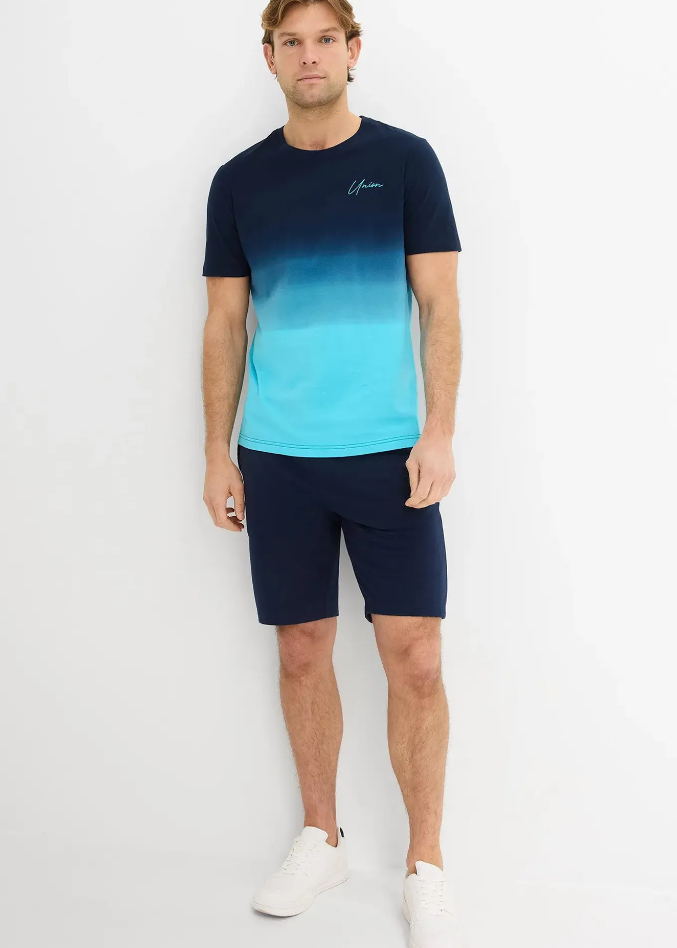 T-shirt et bermuda sweat (ens. 2 pces)