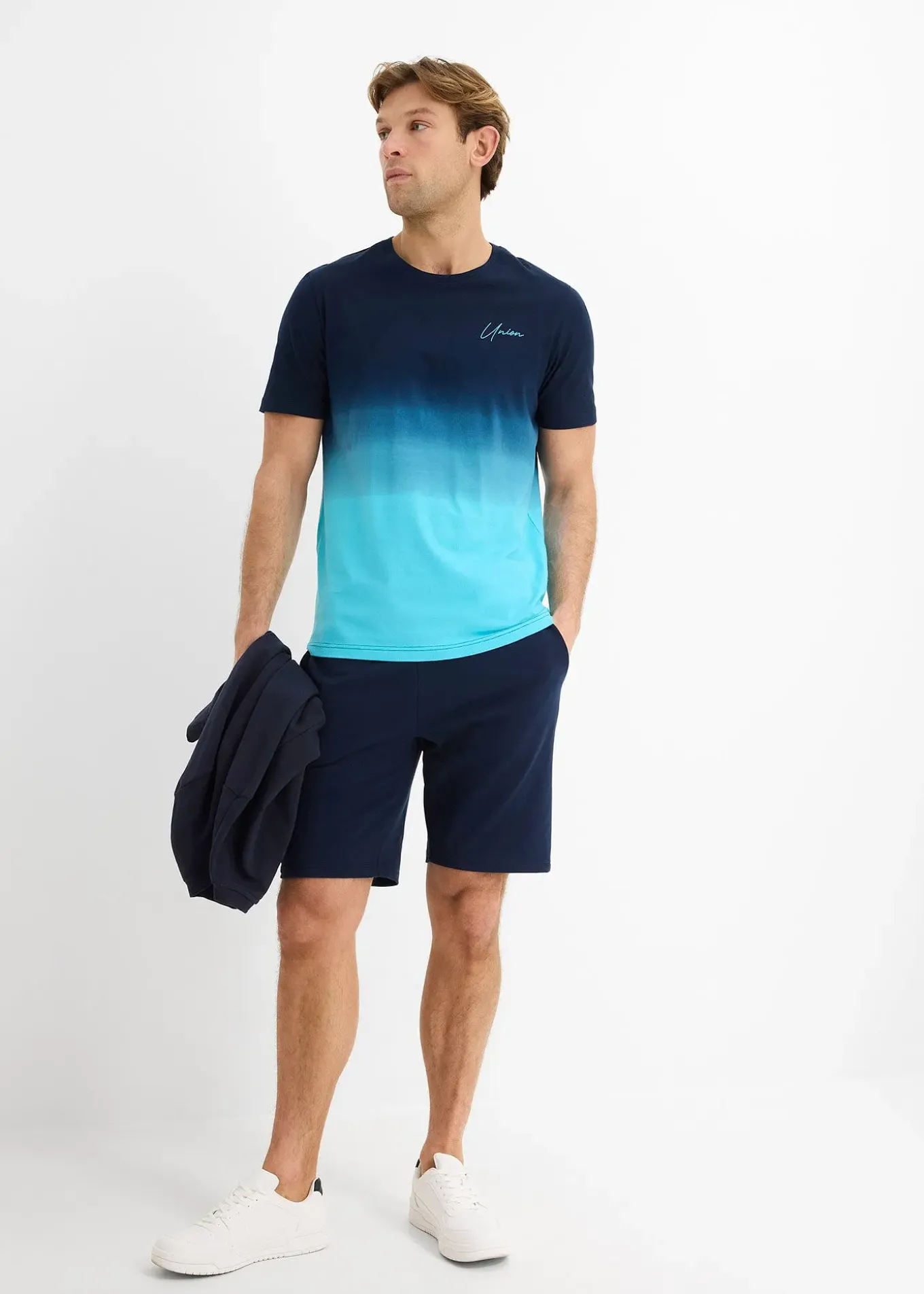 T-shirt et bermuda sweat (ens. 2 pces)