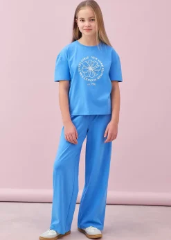 T-shirt et pantalon (ens. 2 pces) en coton extensible
