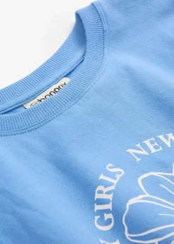 T-shirt et pantalon (ens. 2 pces) en coton extensible