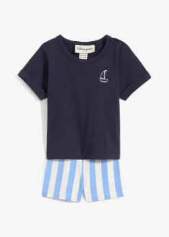 T-shirt et short bébé 100% coton (ens. 2 pces)