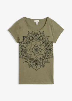 T-shirt fil flammé manches courtes