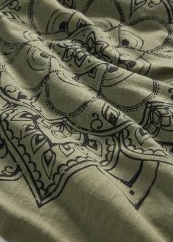 T-shirt fil flammé manches courtes