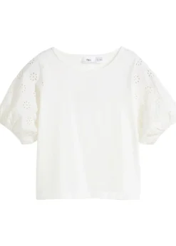 T-shirt fille en jersey de coton