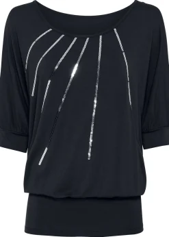 T-shirt fluide en viscose extensible