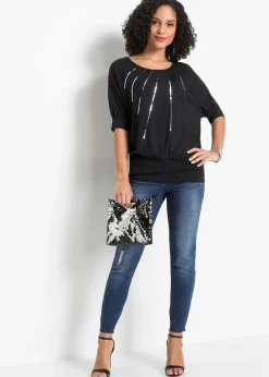 T-shirt fluide en viscose extensible