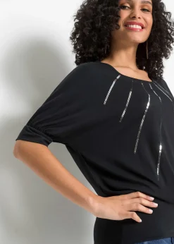 T-shirt fluide en viscose extensible