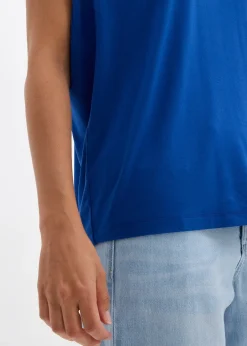 T-shirt fluide en viscose mélangée