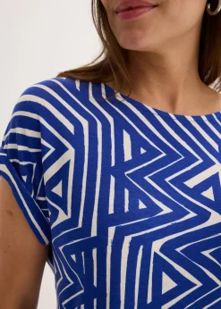 T-shirt fluide et oversize en viscose extensible