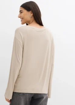T-shirt fluide et oversize en viscose extensible