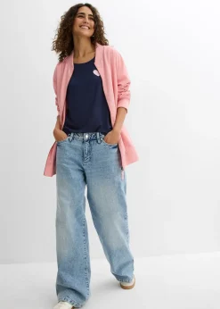 T-shirt fluide, plus long derrière