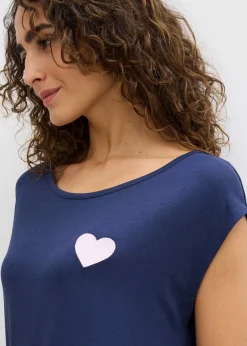 T-shirt fluide, plus long derrière