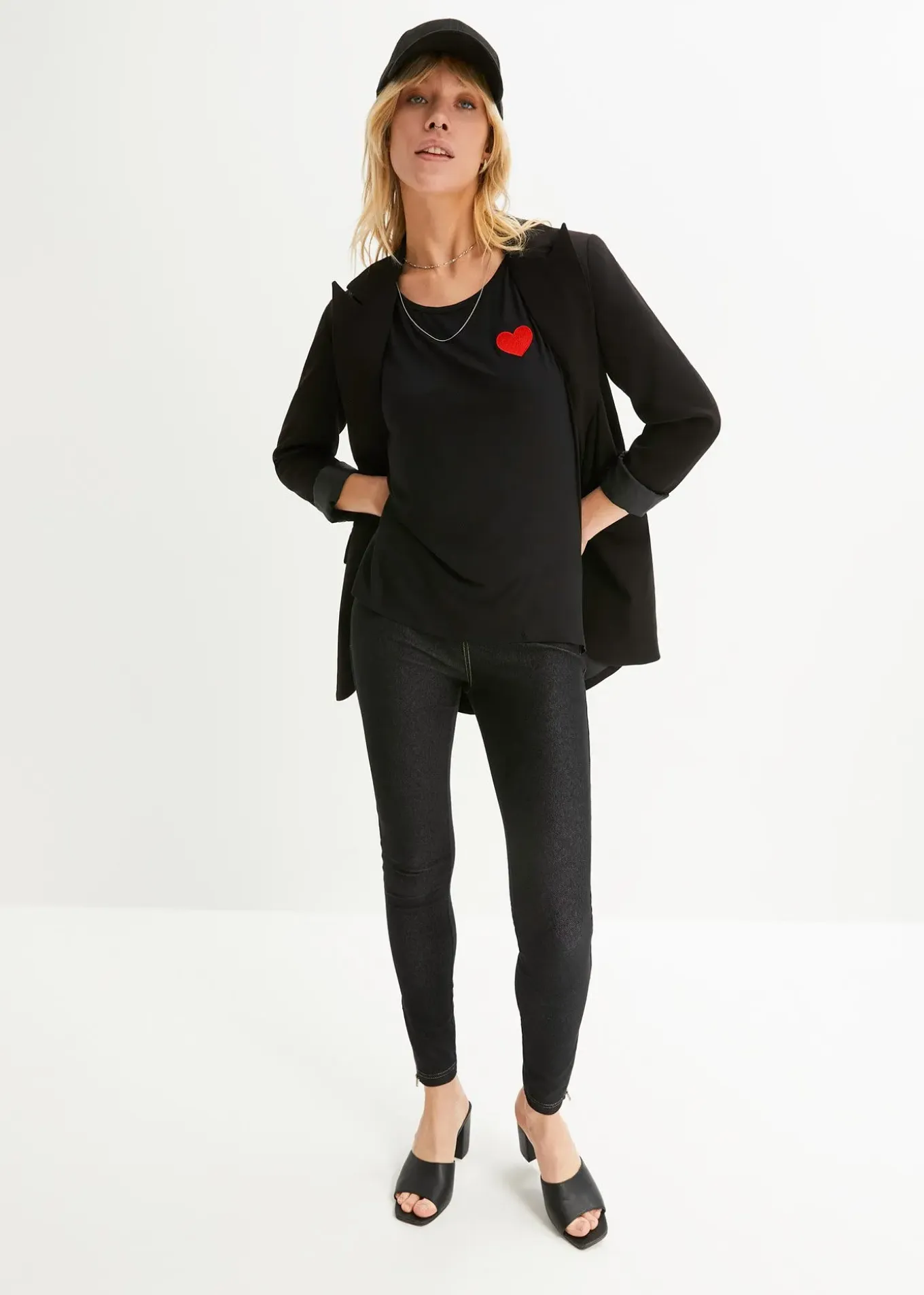 T-shirt fluide, plus long derrière