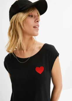 T-shirt fluide, plus long derrière