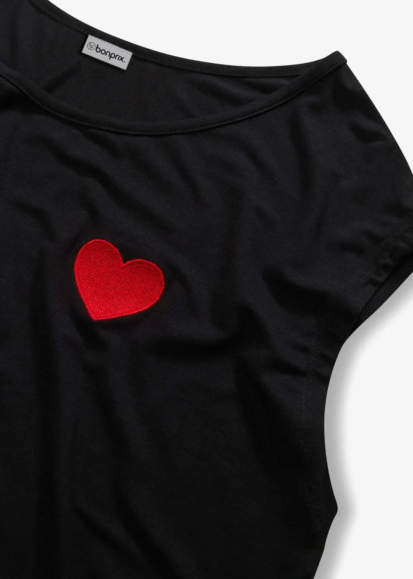 T-shirt fluide, plus long derrière