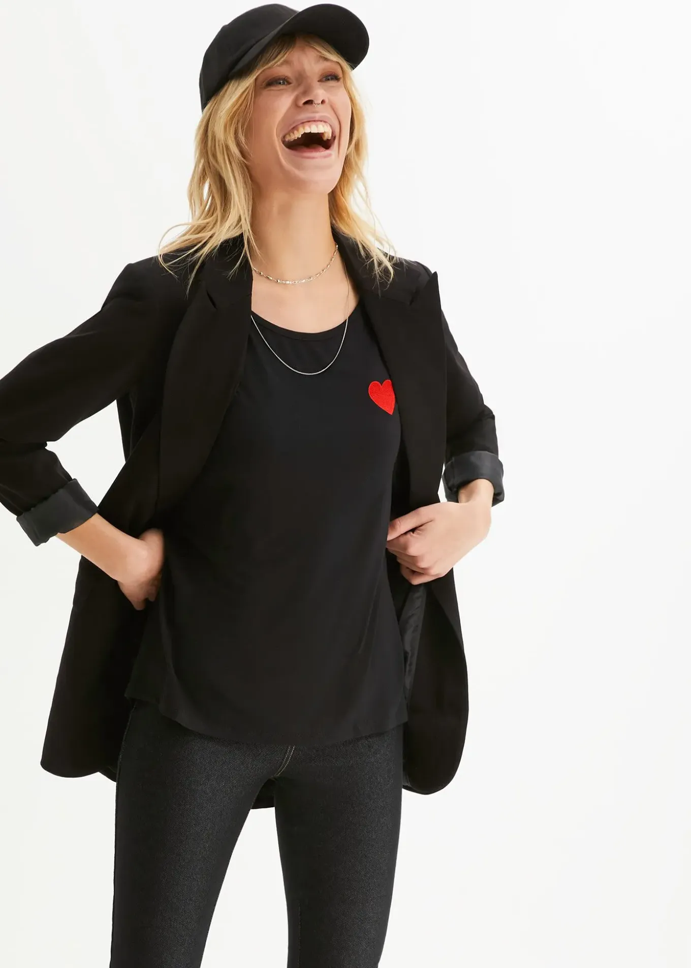 T-shirt fluide, plus long derrière