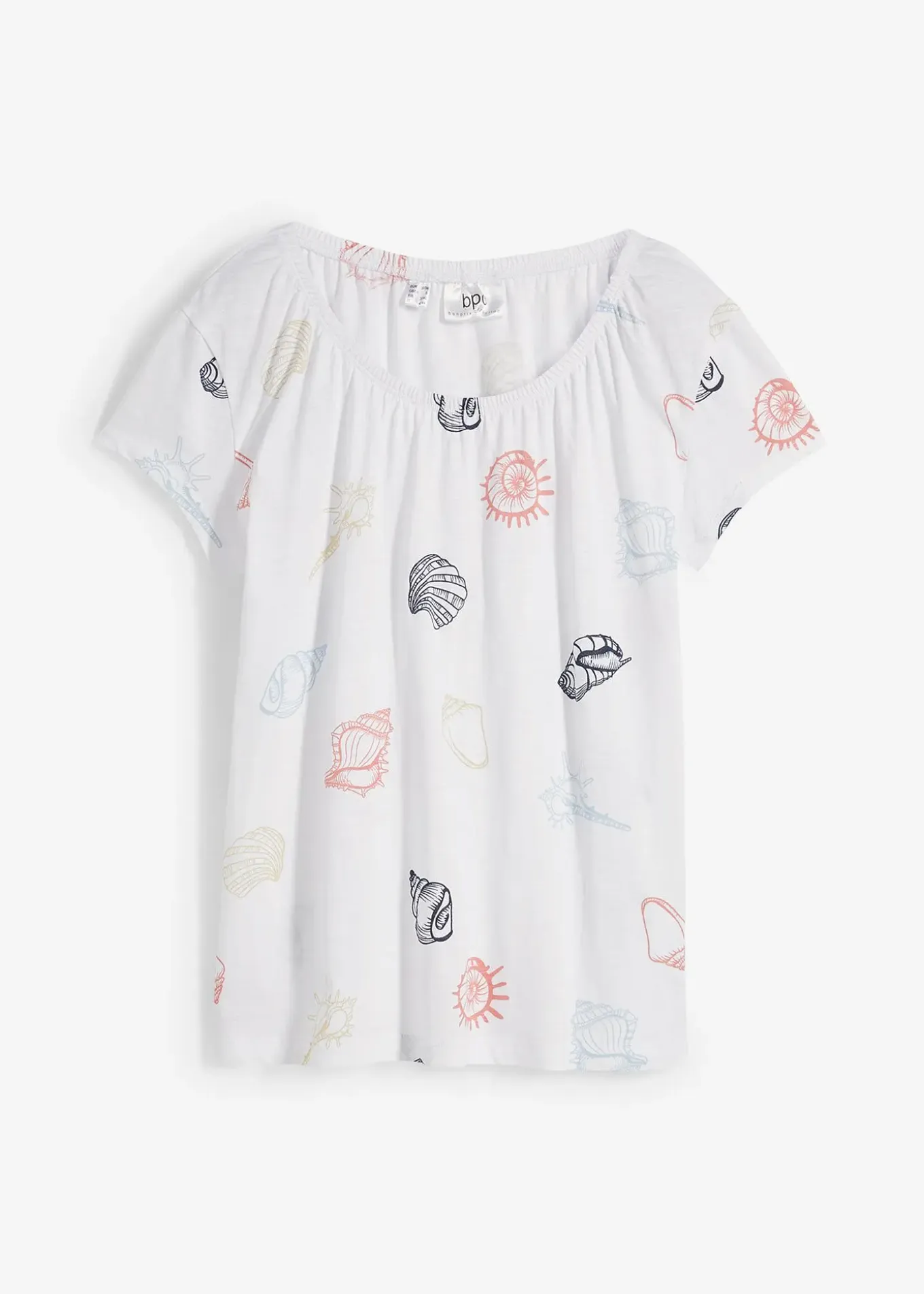 T-shirt imprimé à col rond