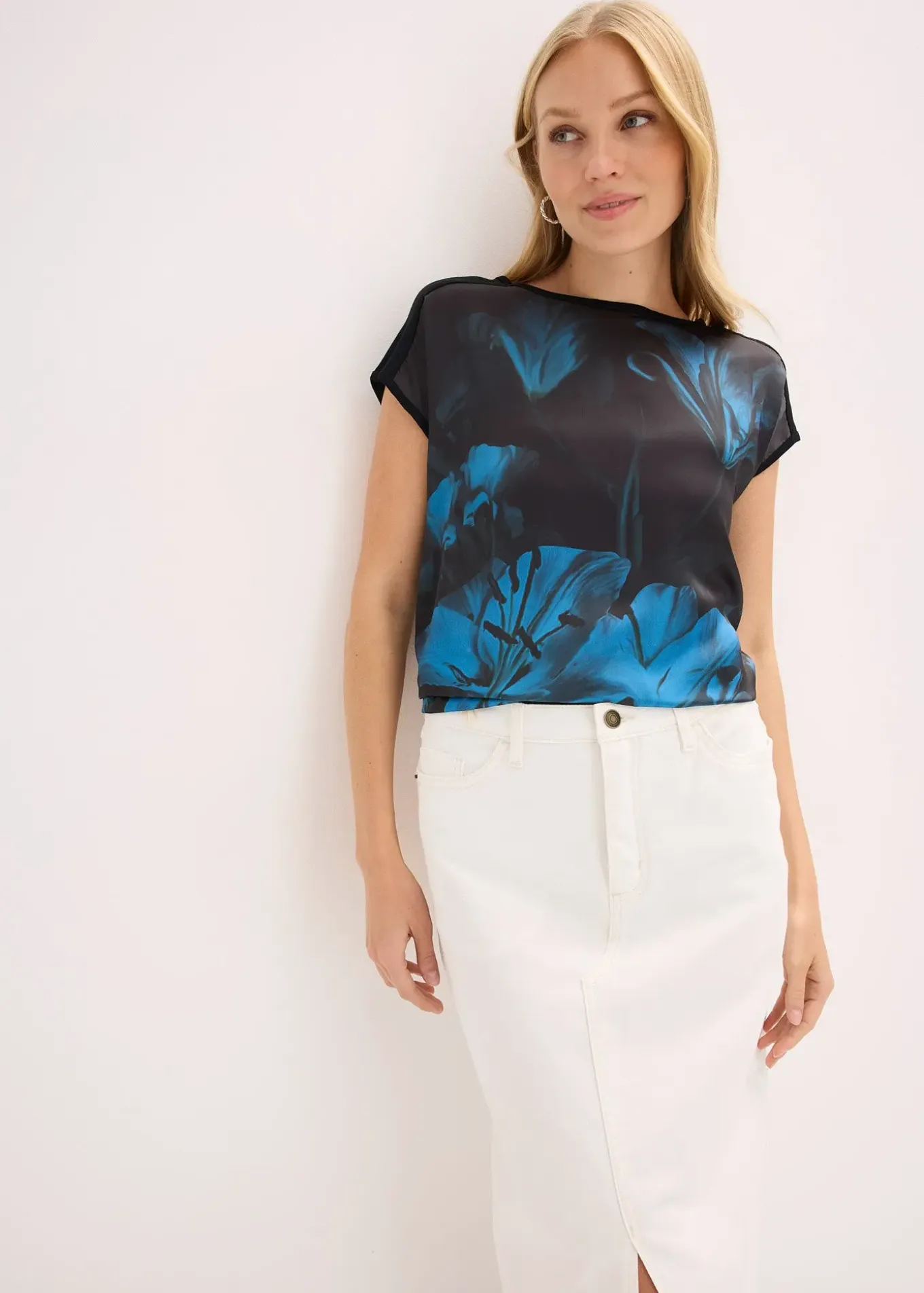 T-shirt imprimé en matière douce