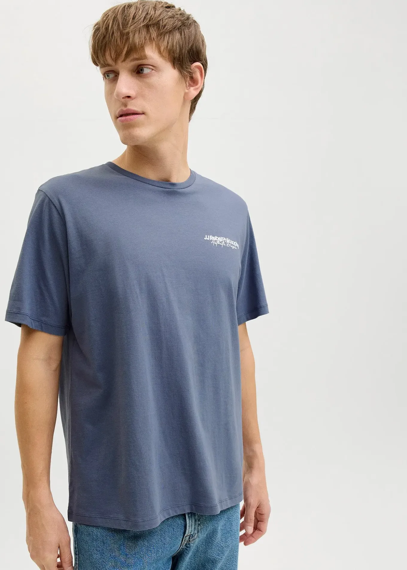 T-shirt JJ REBEL loose, 100% coton