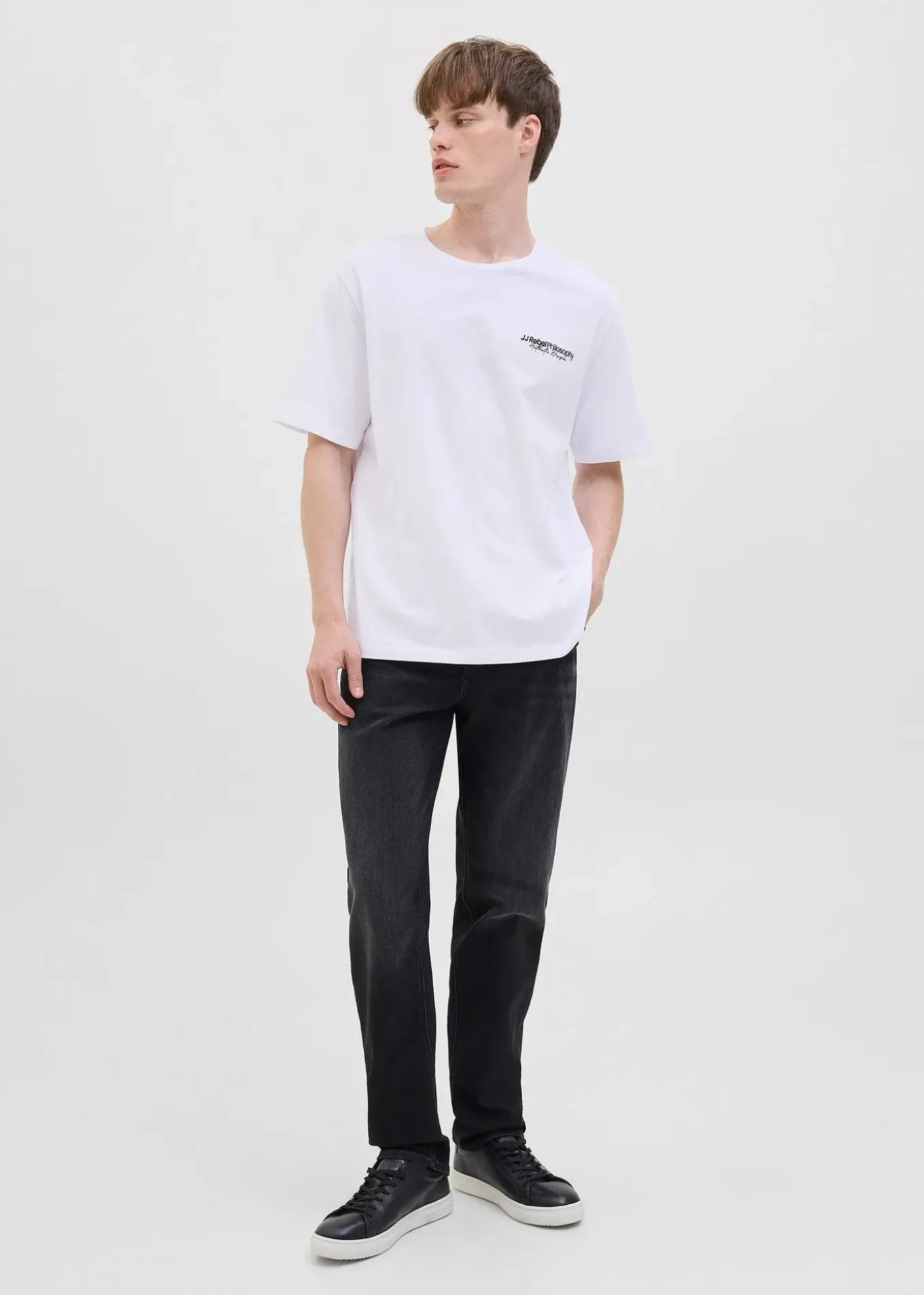 T-shirt JJ REBEL loose, 100% coton