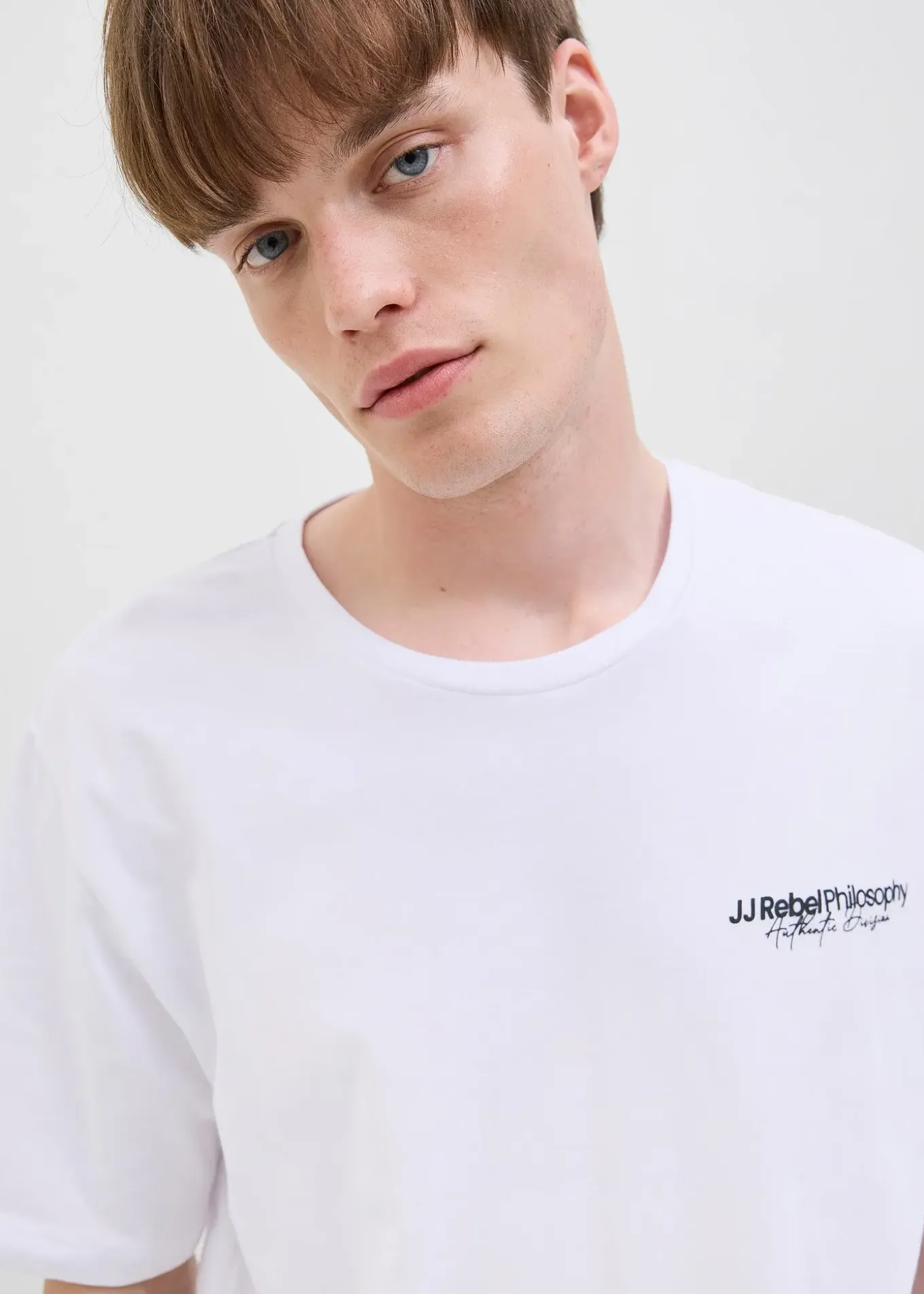 T-shirt JJ REBEL loose, 100% coton