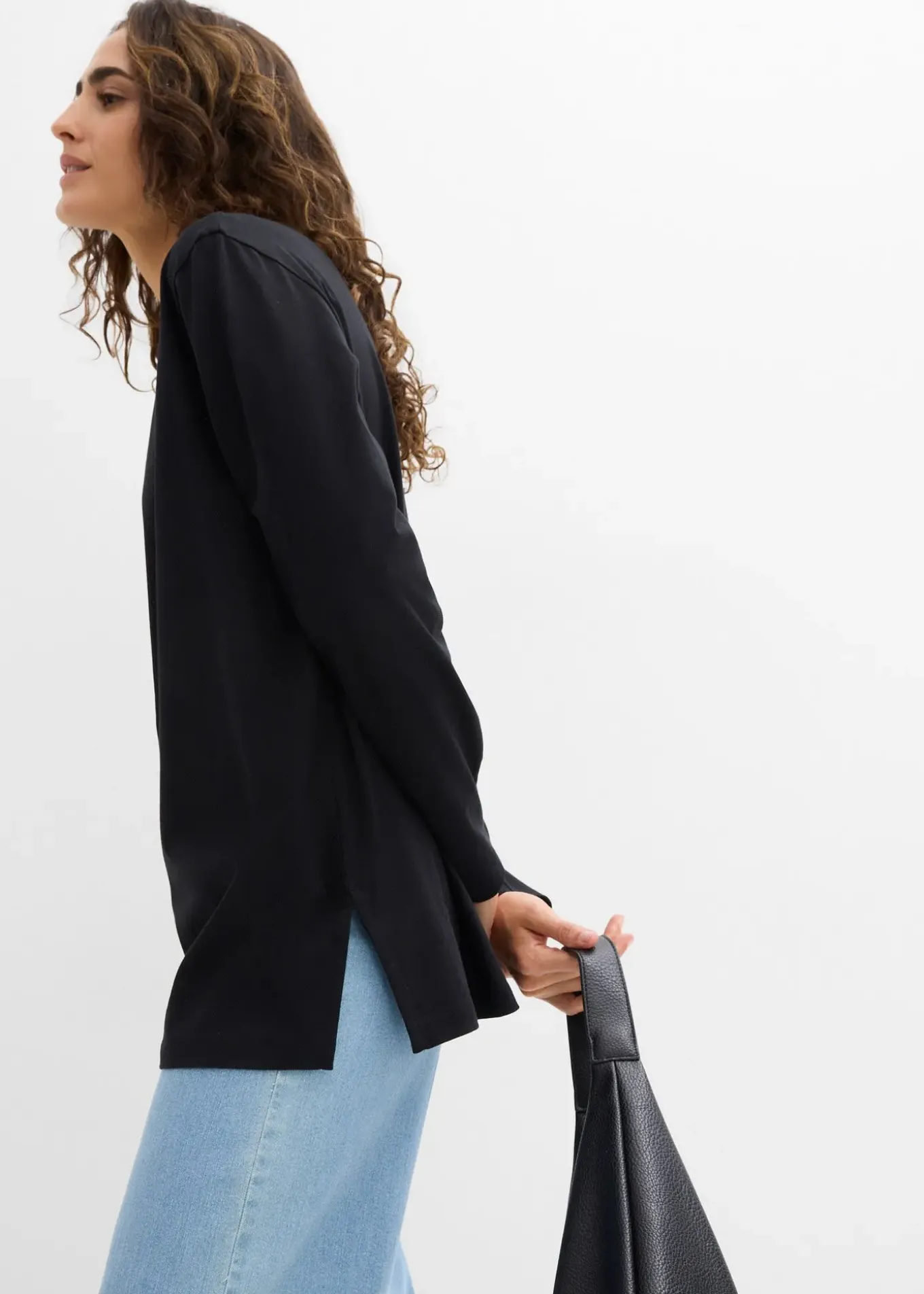 T-shirt long 100% coton